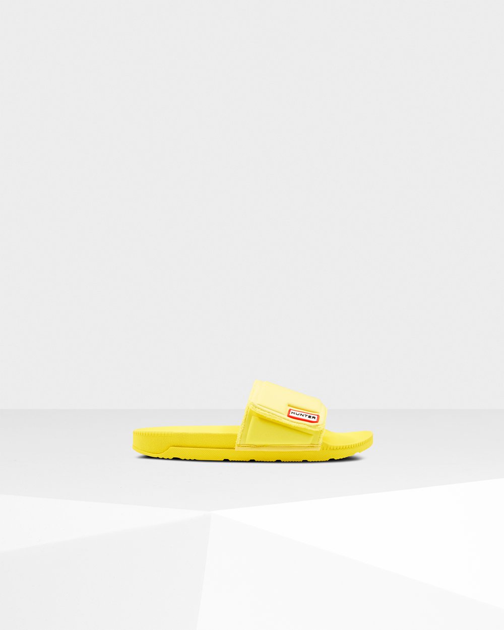 Womens Slides - Hunter Original Adjustable (68FMUDVSK) - Yellow